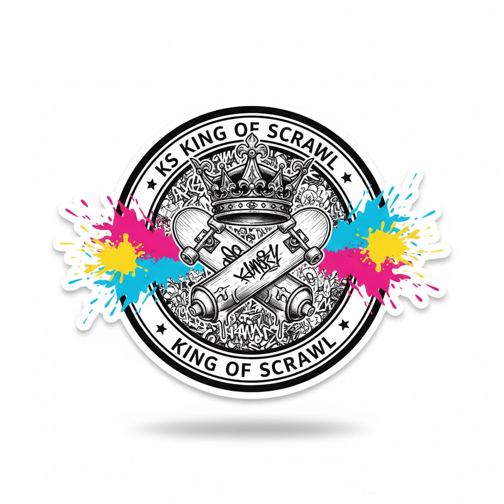 King Of Scrawl - Figurinha Oficial Kim KS Art 16