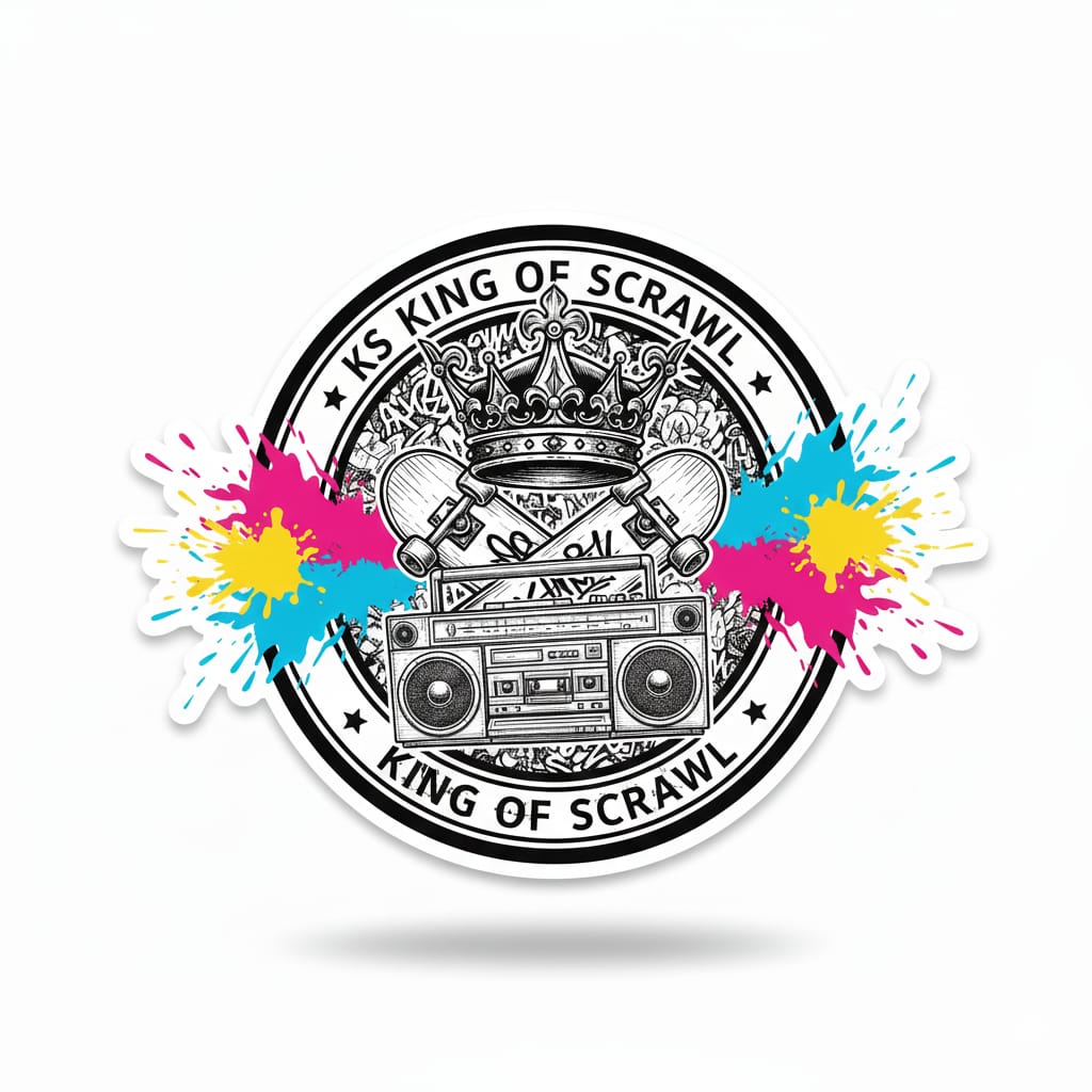 King Of Scrawl - Figurinha Oficial Kim KS Art 17