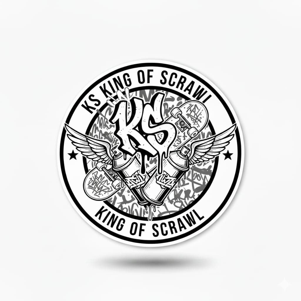 King Of Scrawl - Figurinha Oficial Kim KS Art 21