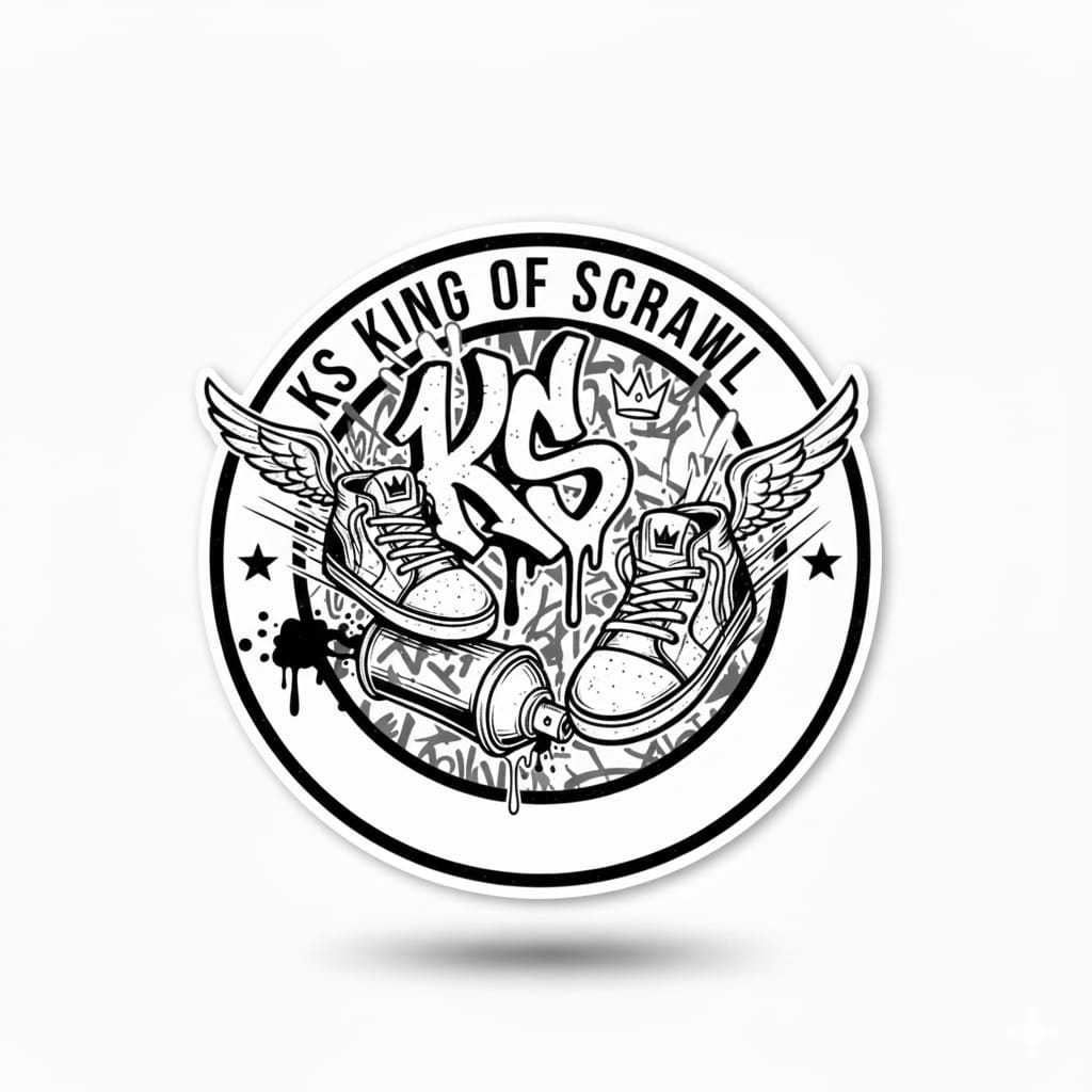 King Of Scrawl - Figurinha Oficial Kim KS Art 22