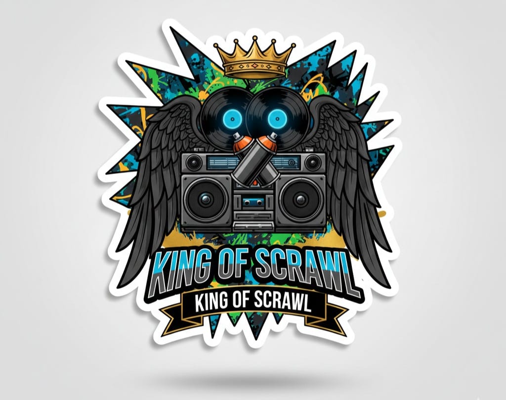 King Of Scrawl - Figurinha Oficial Kim KS Art 25