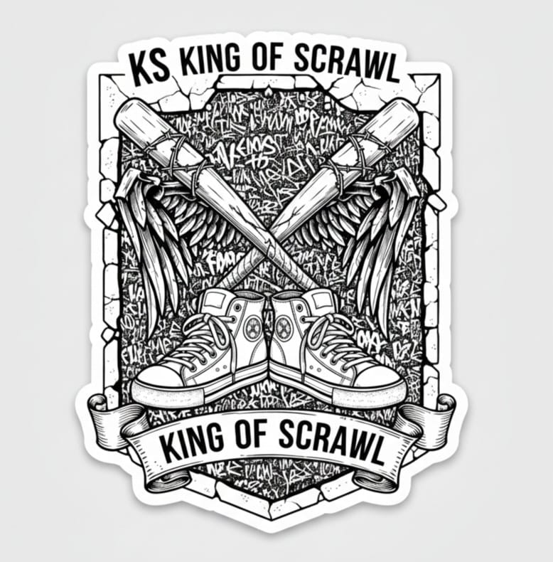 King Of Scrawl - Figurinha Oficial Kim KS Art 26