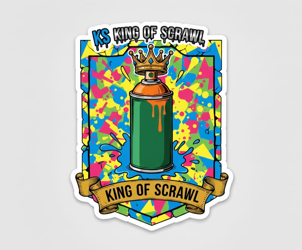 King Of Scrawl - Figurinha Oficial Kim KS Art 27
