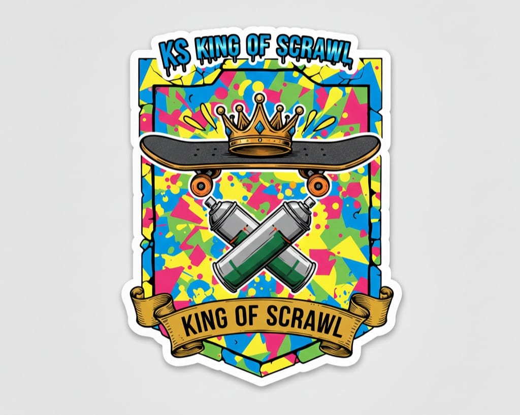 King Of Scrawl - Figurinha Oficial Kim KS Art 29