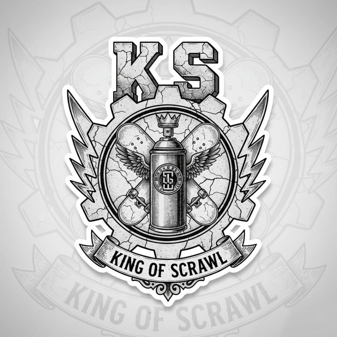 King Of Scrawl - Figurinha Oficial Kim KS Art 34