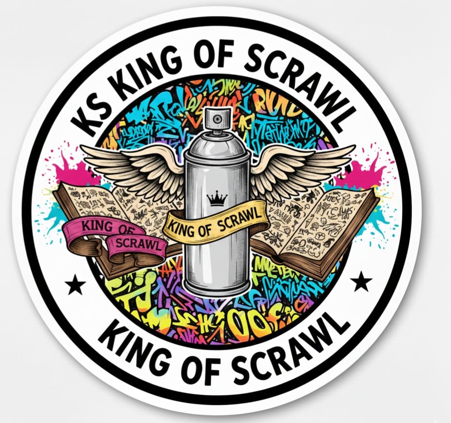 King Of Scrawl - Figurinha Oficial Kim KS Art 7